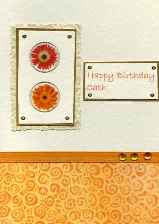 blue building blocks christening card from AJ Card Creations ltd